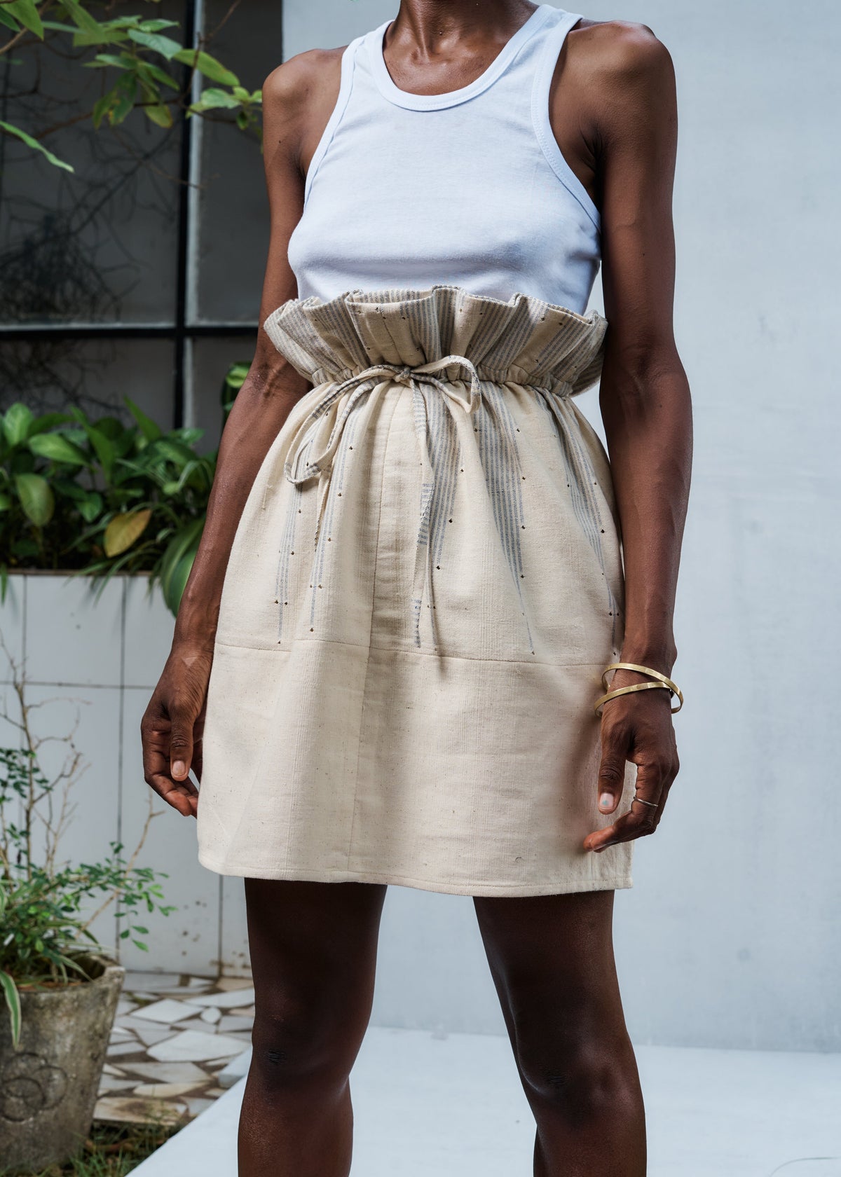 JUPE MINI EN COTON MATHILDE