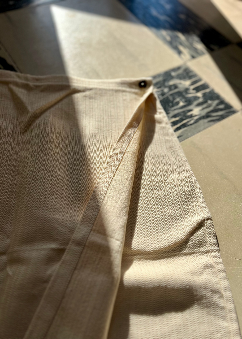 JUPE LILY COTON TISSE MAIN AVEC MOTIFS