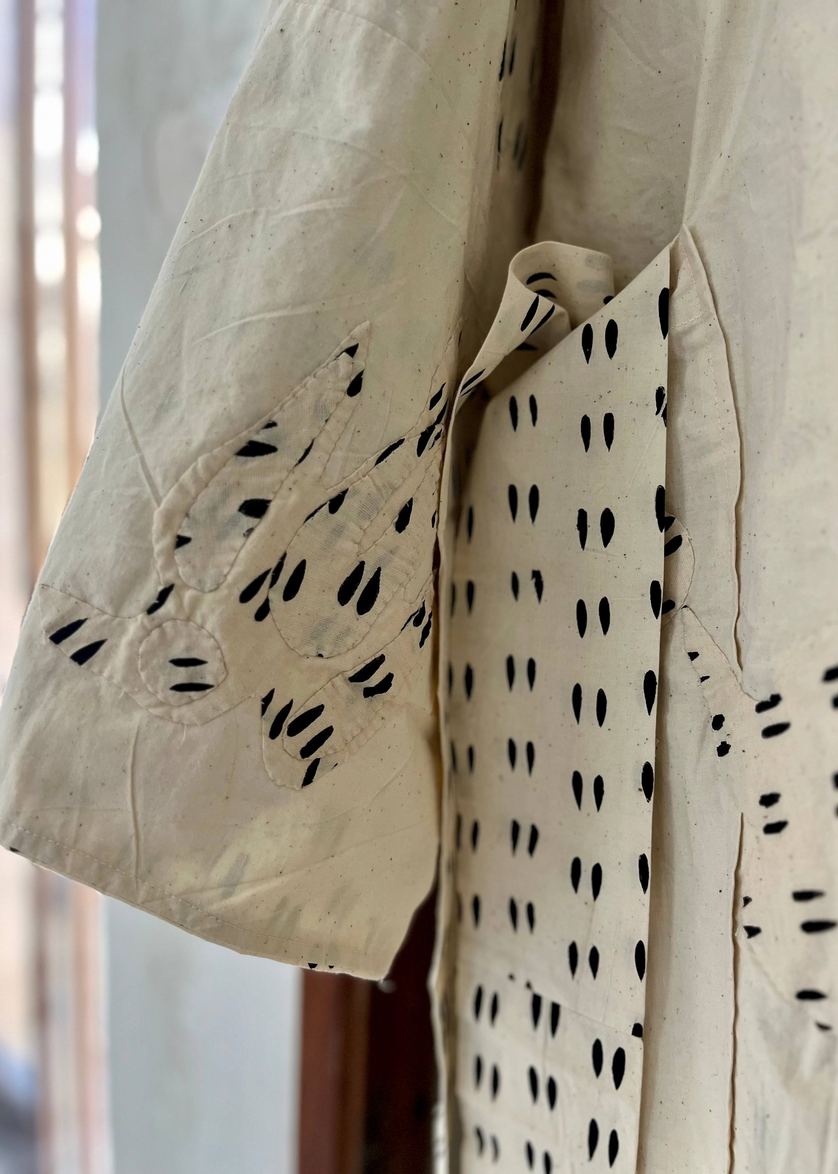 KIMONO MAXI THE ONE WHO LAUGH version recto/verso