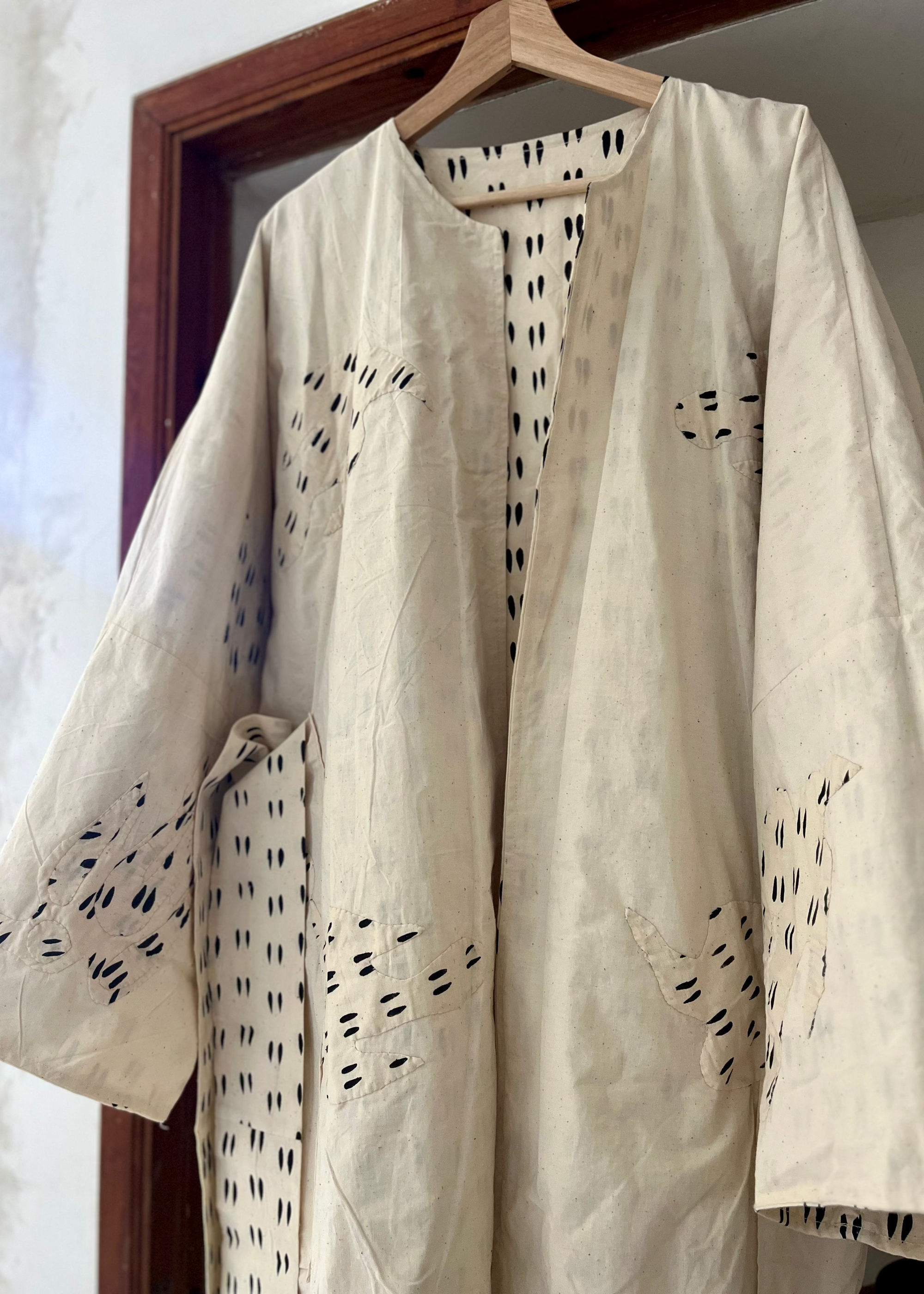 KIMONO MAXI THE ONE WHO LAUGH version recto/verso