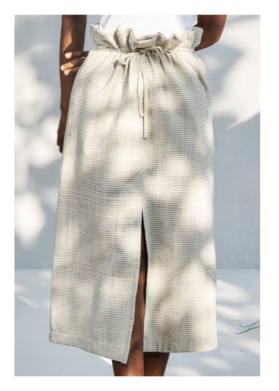 JUPE MIDI EN COTON MATHILDE