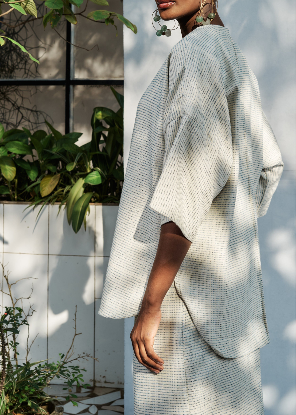 JUPE MIDI EN COTON MATHILDE